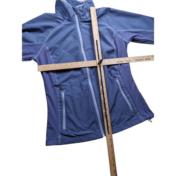 Columbia Jacket Women Medium Softshell Omni Shield Zip Hiking Running Activewear - Picture 10 of 13